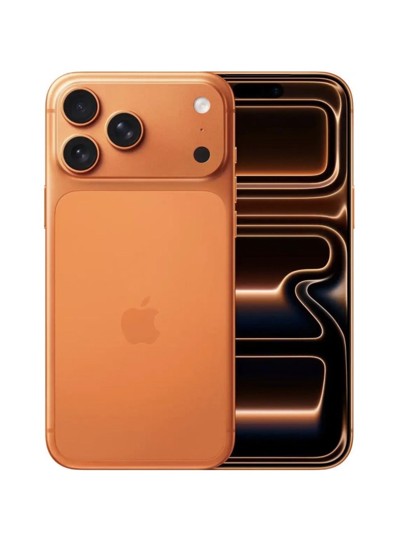 iPhone 17 Pro Max in Cosmic Orange